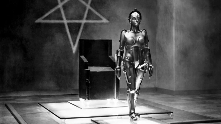 Roboten Maria fr&aring;n filmen Metropolis.