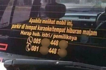Kocak Tapi Ampuh, Begini Cara Tangkal Tukang Selingkuh saat Naik Mobil