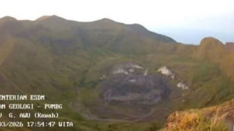 Gunung Awu Sangihe Menggeliat, Gempa Vulkanik Dangkal Meningkat